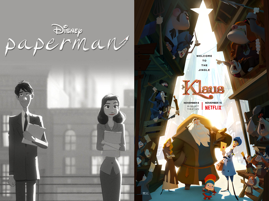 迪士尼的《纸人》和近年的《克劳斯：圣诞节的秘密》 - 瑞云渲染
