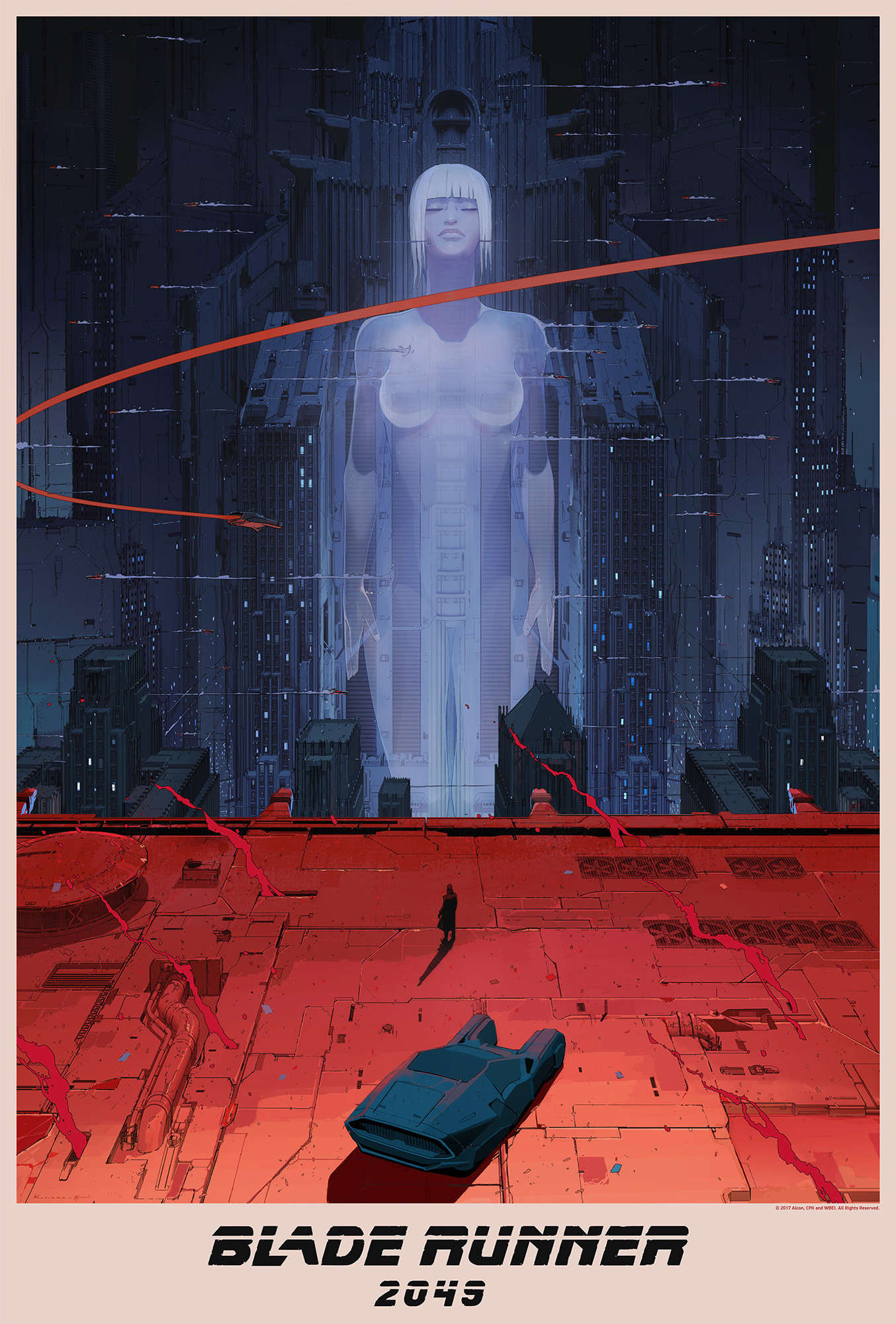 《银翼杀手2049》海报设计4-Renderbus云渲染农场