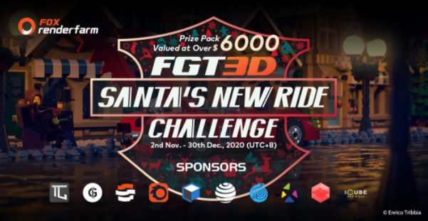FGT3D Santas New Ride Challenge-Renderbus云渲染农场