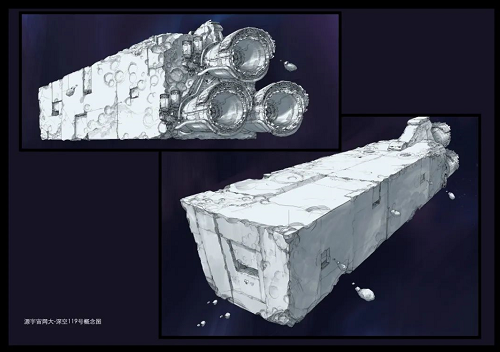 《太空群落》“深空号”飞船设计 - 瑞云渲染