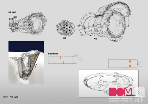 《太空群落》“深空号”飞船设计 - 瑞云渲染