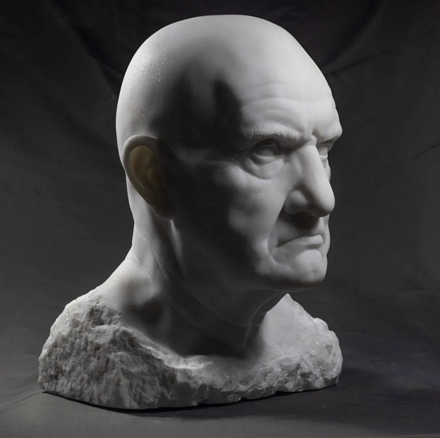 用大理石雕刻了1:1的Roman Man雕像 - 瑞云渲染