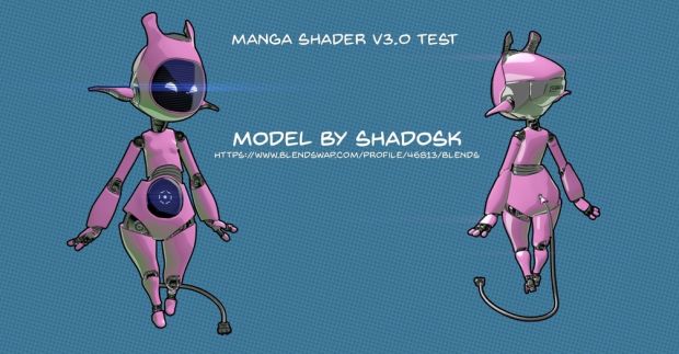 Blender的卡通风格插件Manga Shader使用介绍（上）