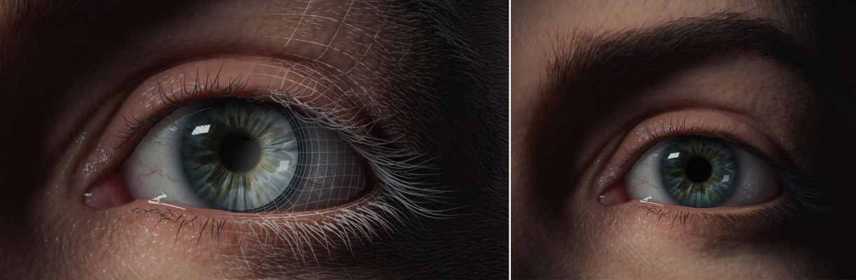 使用Maya和V-Ray制作3D版写实风格的眼睛（上）