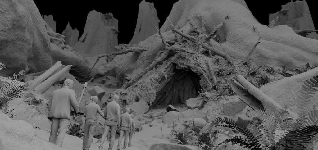 使用Blender创建3D场景:森林洞穴 