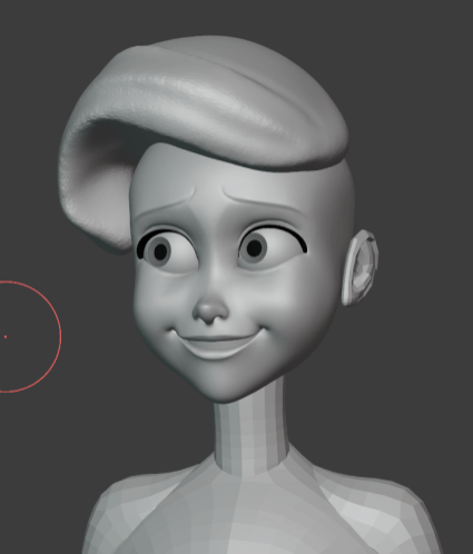 Blender制作教程：打造迪士尼小美人鱼-脸部细节_Renderbus自助渲染农场